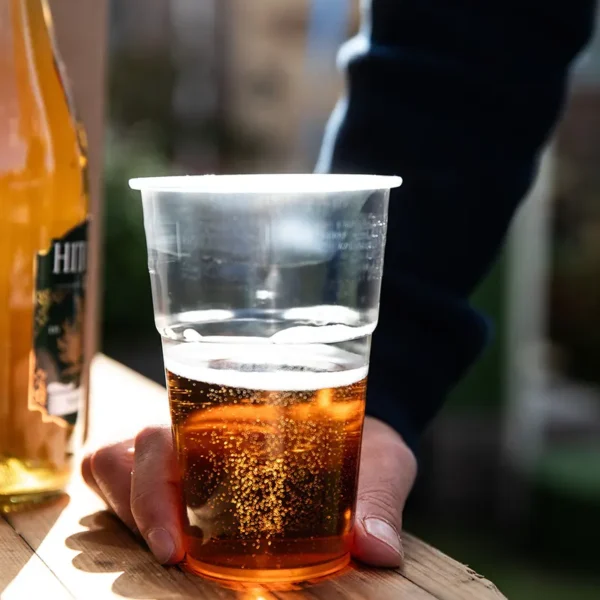 Hitchcox Cider plastic pint glass