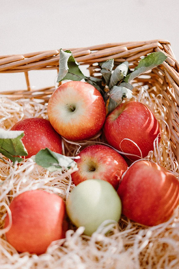 Hitchcox cider apples in basket