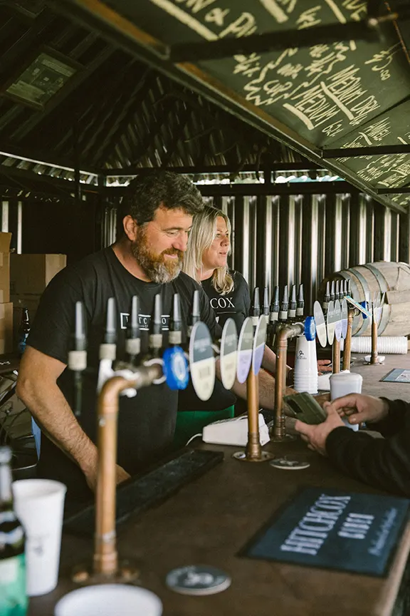 L'équipe du Hitchcox Cider Bar